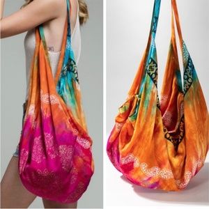 🔴 Pink and Orange Boho Bag NWT